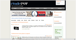 Desktop Screenshot of etude-psy.fr